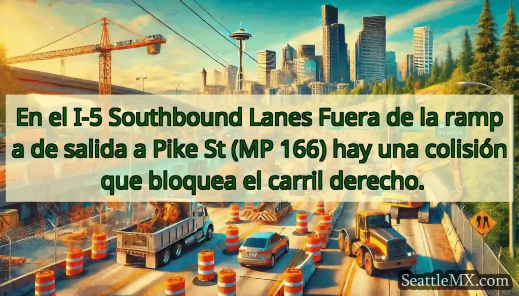 En el I-5 Southbound Lanes Fuera de la rampa de
