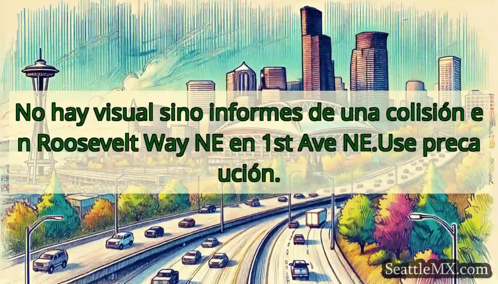 No hay visual sino informes de una colisión en