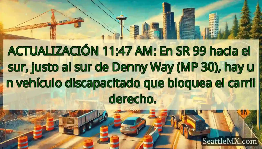 ACTUALIZACIÓN 11:47 AM: En SR 99 hacia el sur,