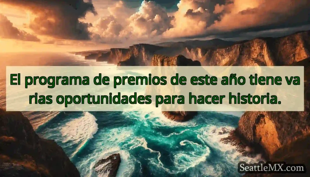 El programa de premios de este año tiene varias