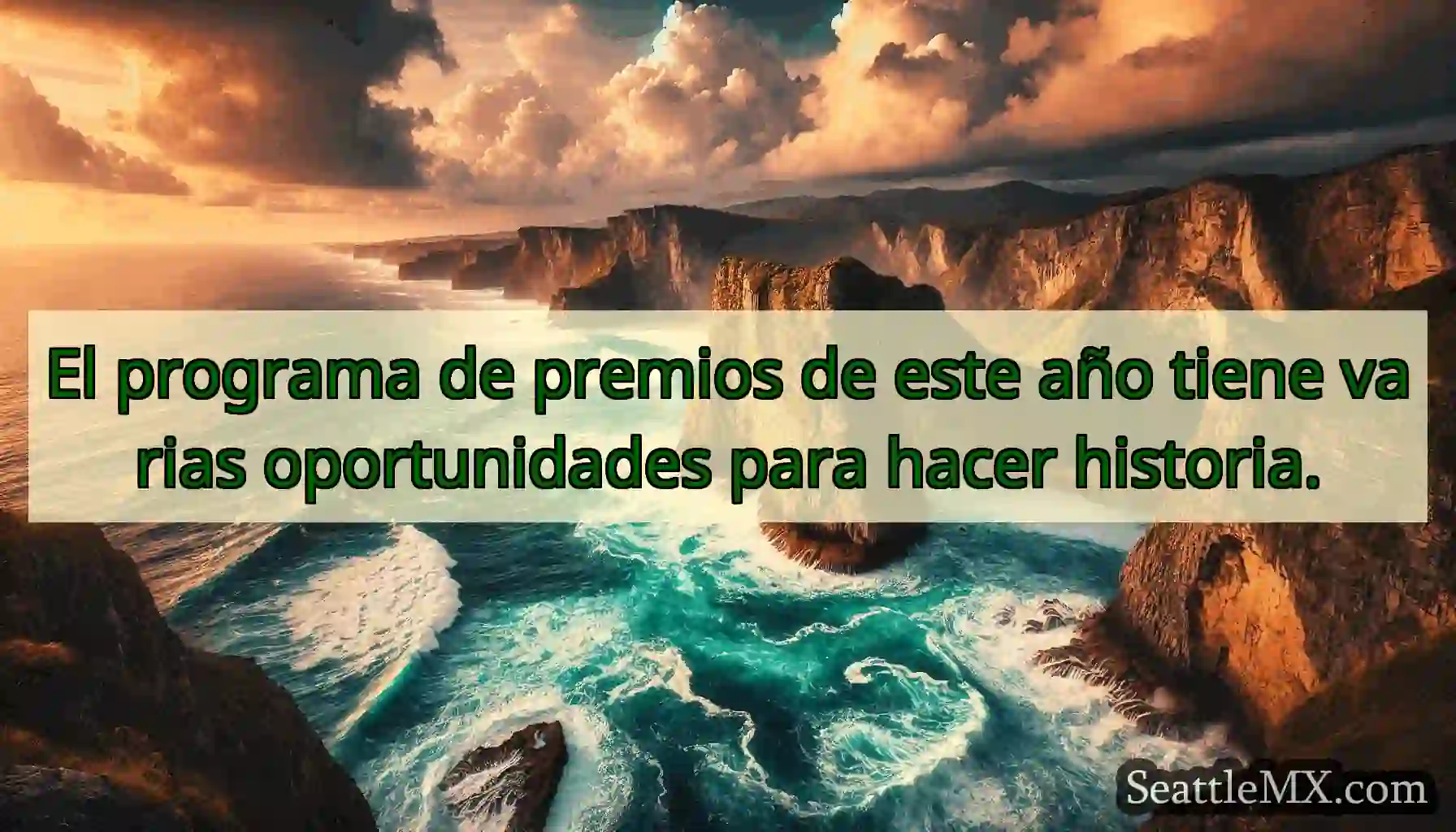 El programa de premios de este año tiene varias