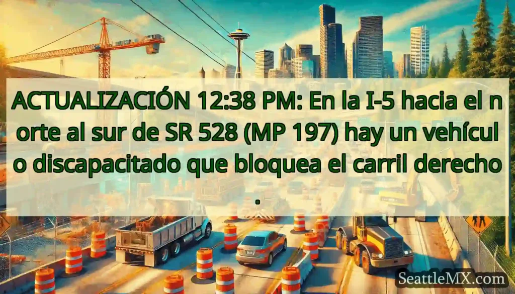 ACTUALIZACIÓN 12:38 PM: En la I-5 hacia el norte