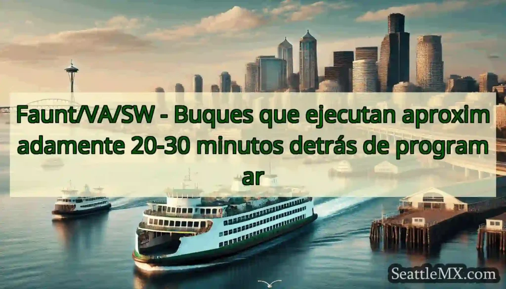 Faunt/VA/SW - Buques que ejecutan aproximadamente
