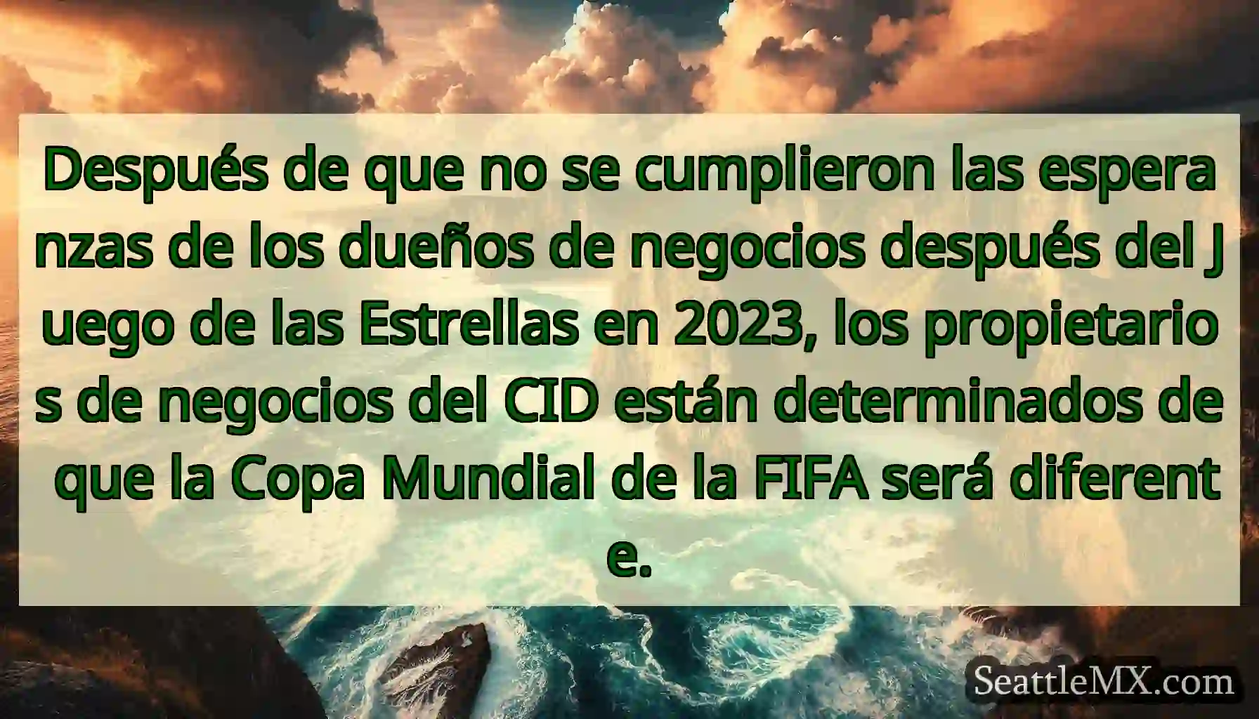 Después de que no se cumplieron las esperanzas de