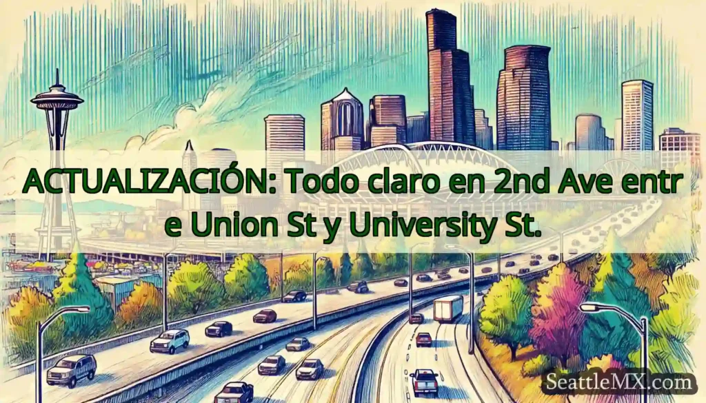 ACTUALIZACIÓN: Todo claro en 2nd Ave entre Union