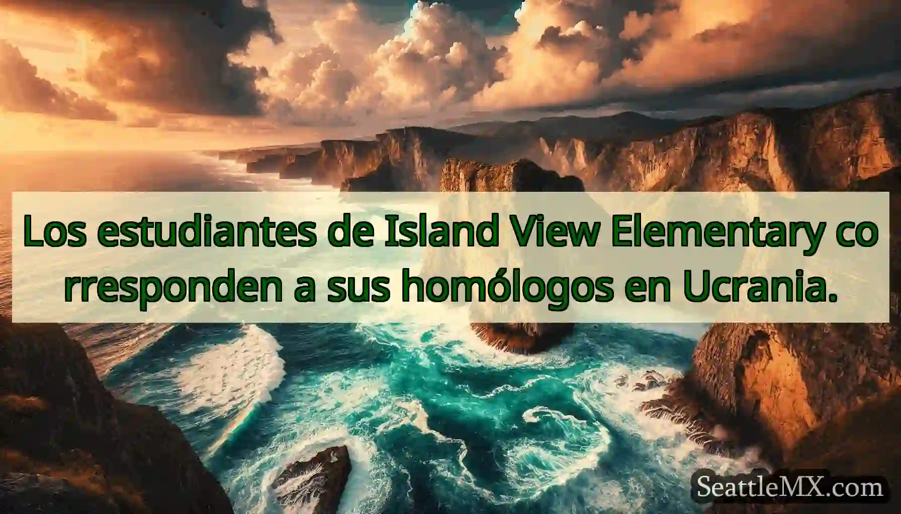 Los estudiantes de Island View Elementary