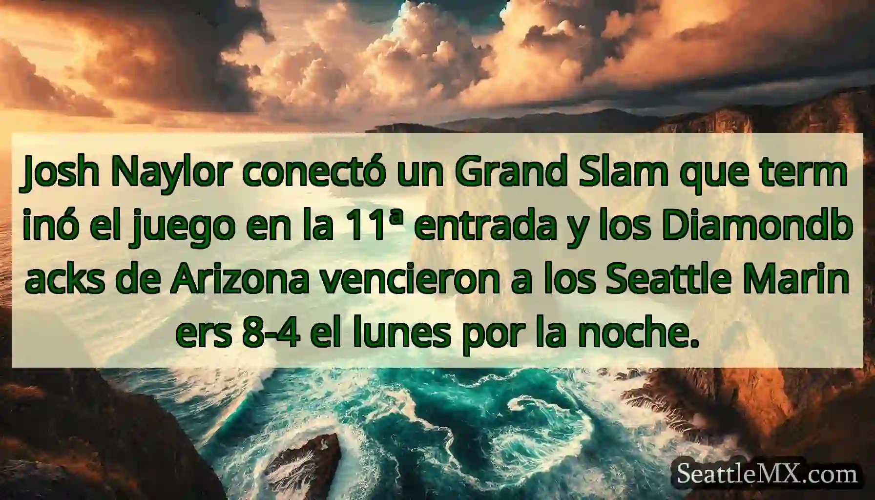 Josh Naylor conectó un Grand Slam que terminó el