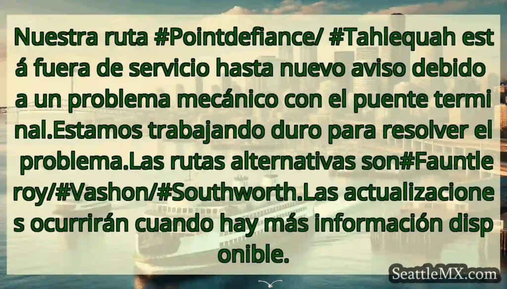 Nuestra ruta #Pointdefiance/ #Tahlequah está