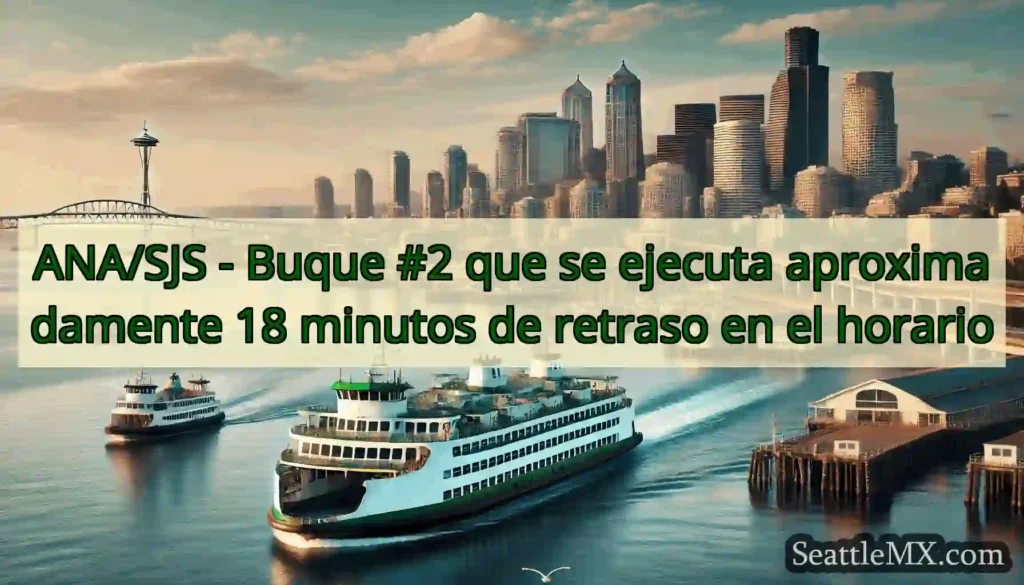 ANA/SJS - Buque #2 que se ejecuta aproximadamente