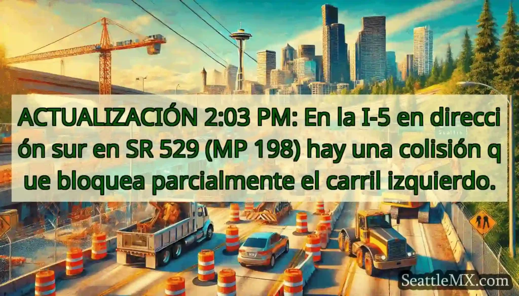ACTUALIZACIÓN 2:03 PM: En la I-5 en dirección sur