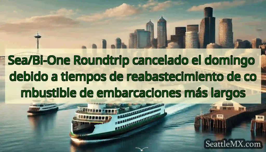 Sea/Bi-One Roundtrip cancelado el domingo debido