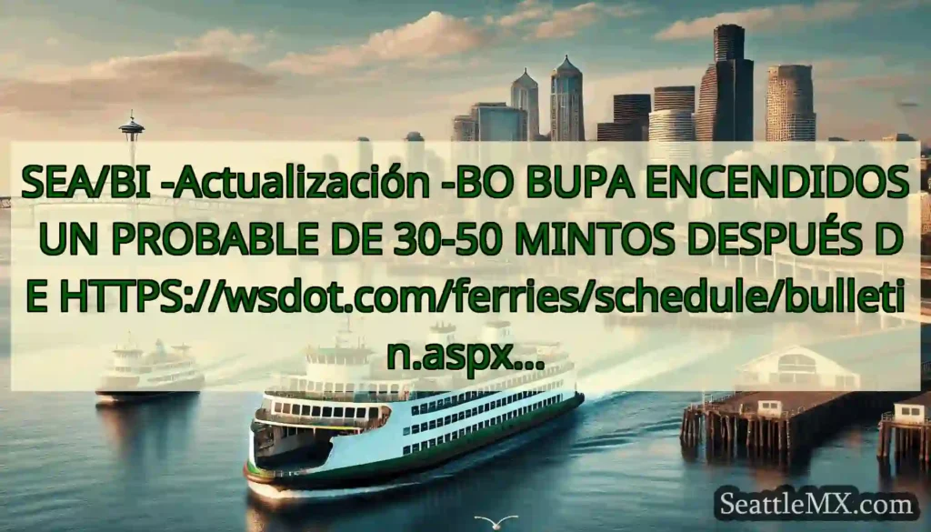 SEA/BI -Actualización -BO BUPA ENCENDIDOS UN