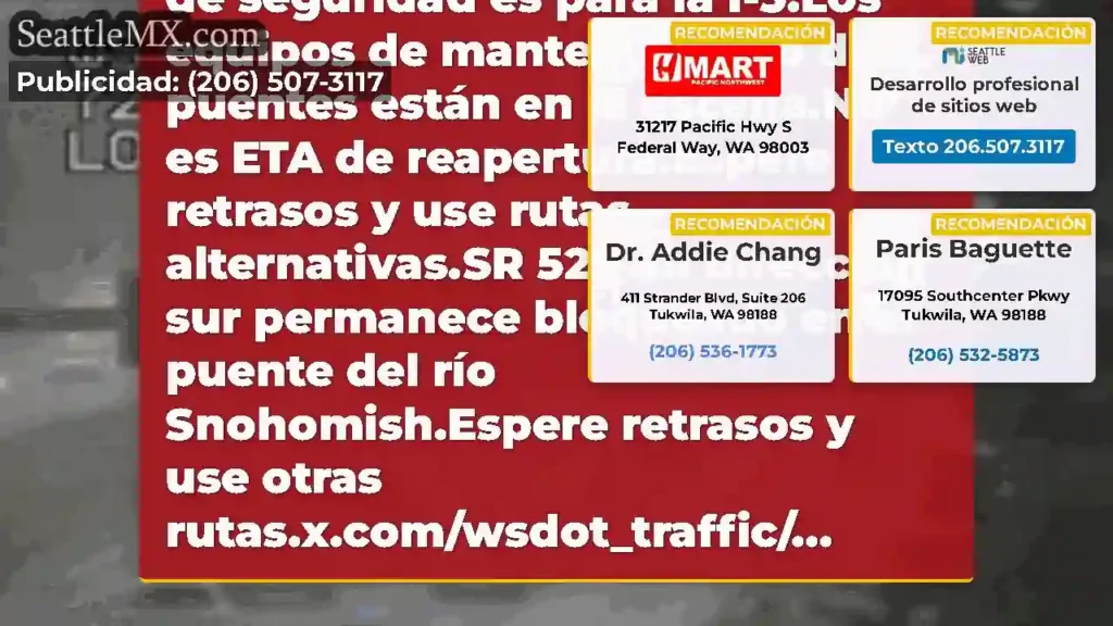 ACTUALIZACIÓN 2: SR 529 en dirección sur