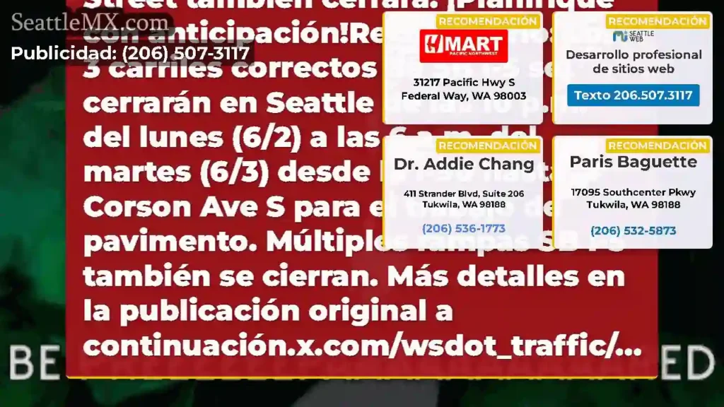 Se dirige a Seattle !!