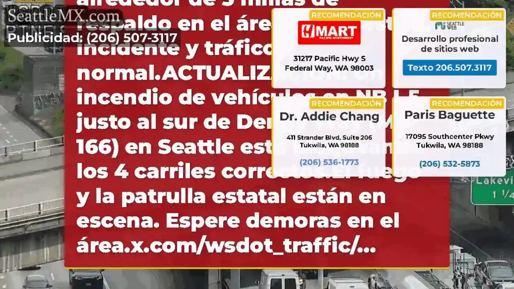 ACTUALIZACIÓN 2: Un incendio de vehículos en NB