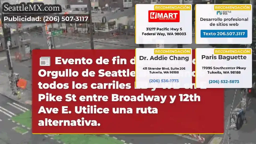 Evento de fin de semana del Orgullo de Seattle