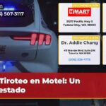 Tiroteo en Motel Un arrestado