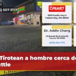 Tirotean a hombre cerca de Seattle
