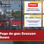 Fuga de gas Evacuan Belltown