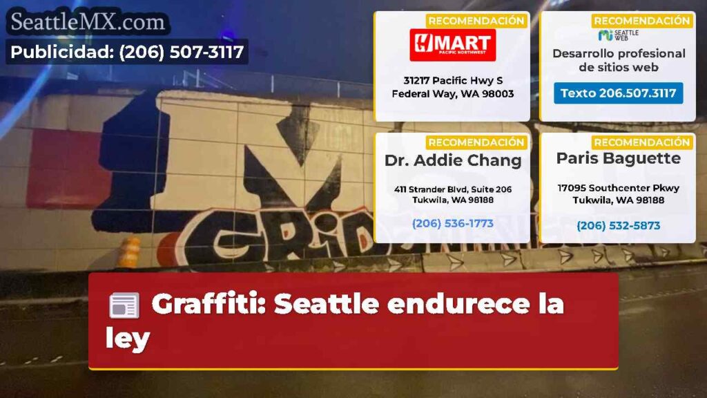 Graffiti: Seattle endurece la ley