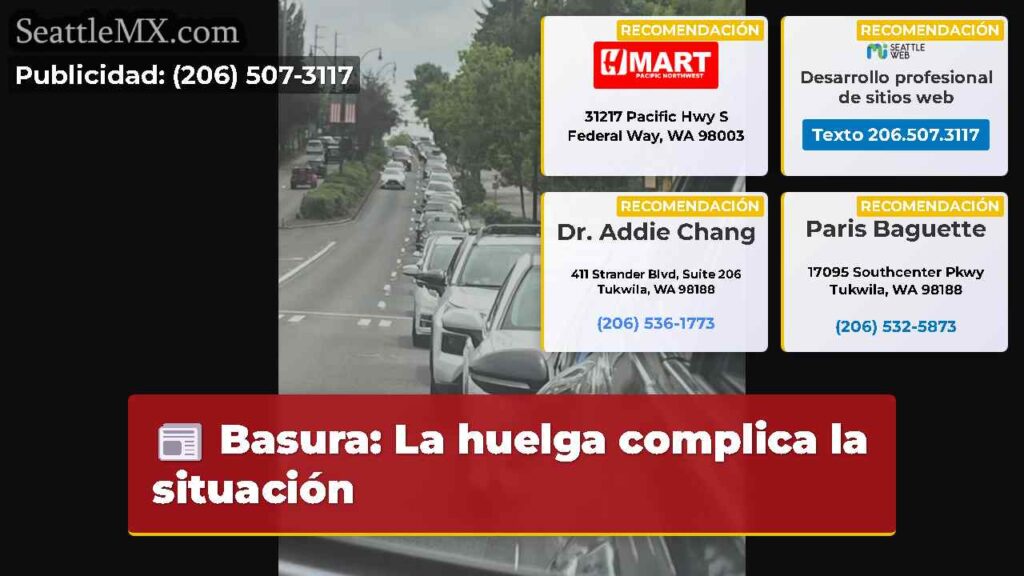 Basura: La huelga complica la situación