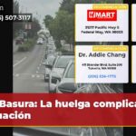 Basura La huelga complica la situación