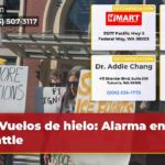 Vuelos de hielo Alarma en Seattle
