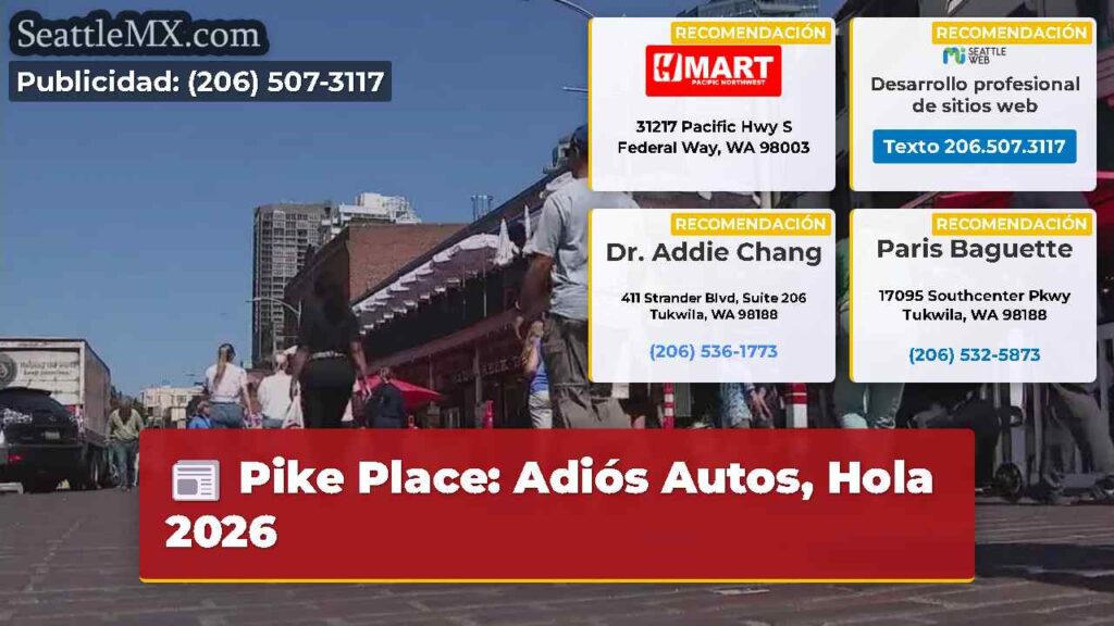 Pike Place: Adiós Autos, Hola 2026
