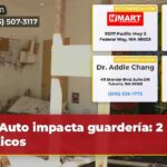 Auto impacta guardería 2 críticos