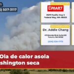 Ola de calor asola Washington seca
