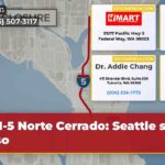 I-5 Norte Cerrado Seattle sin paso