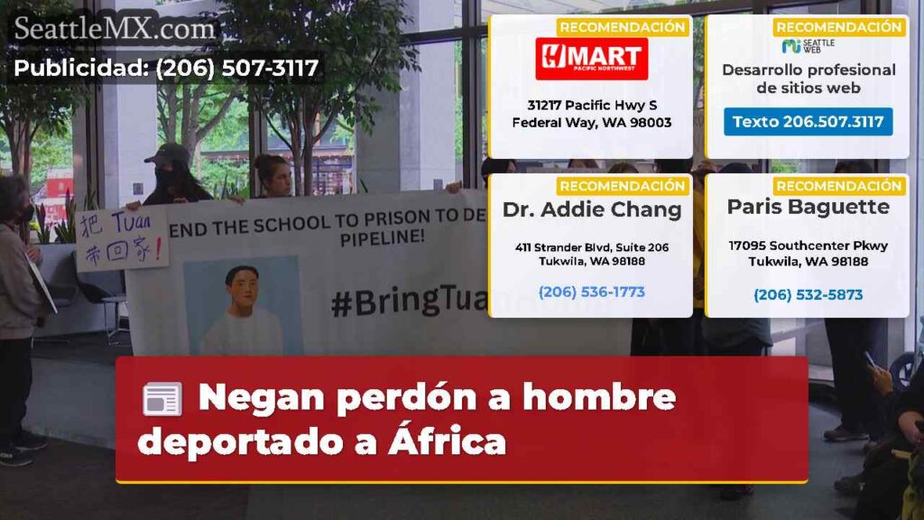 Negan perdón a hombre deportado a África