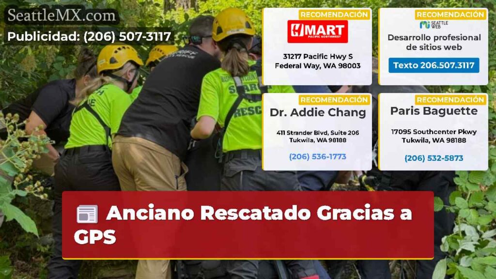 Anciano Rescatado Gracias a GPS