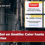 Sol en Seattle Calor hasta martes