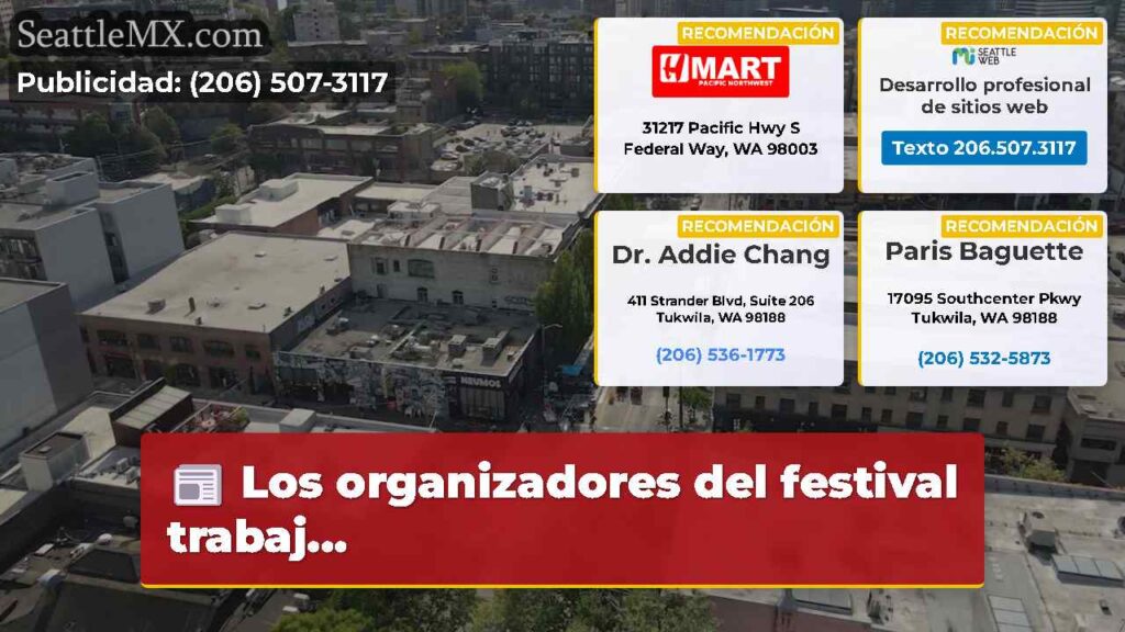 Los organizadores del festival trabaj...