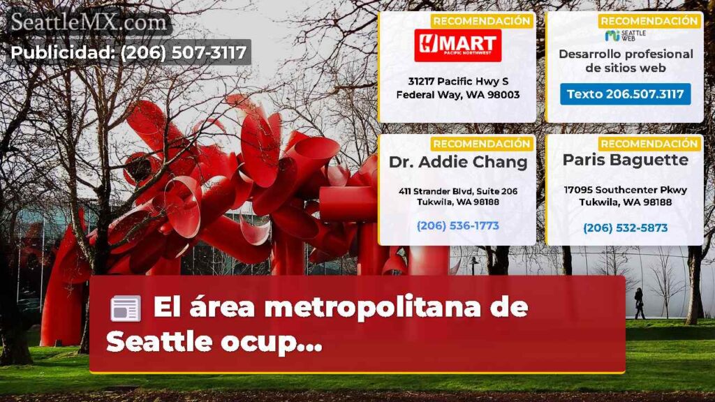 El área metropolitana de Seattle ocup...