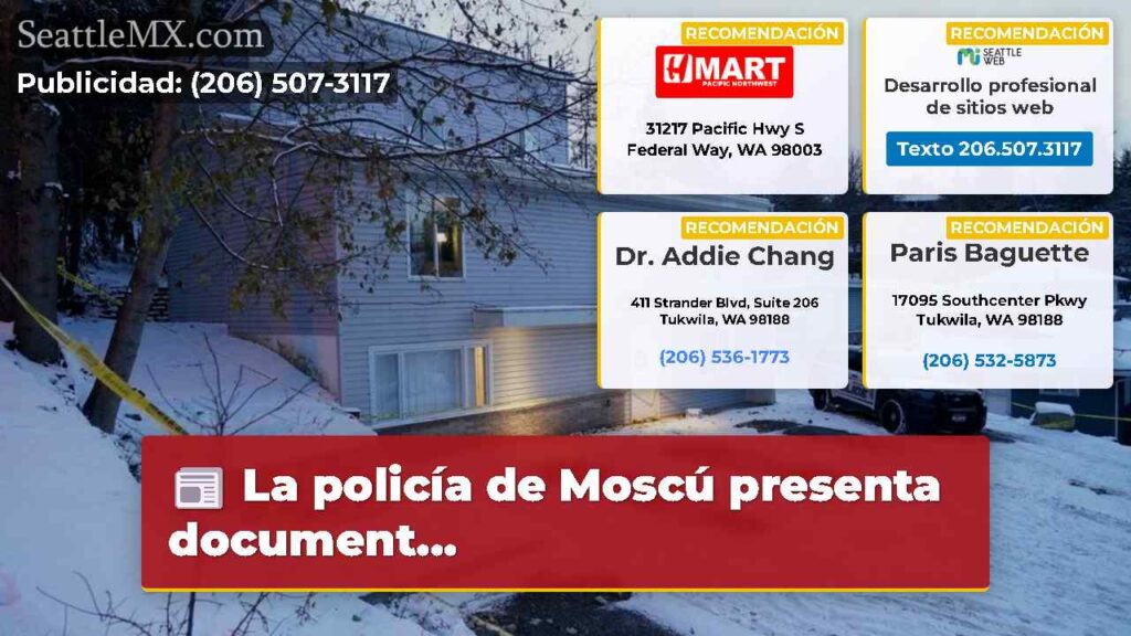 La policía de Moscú presenta document...