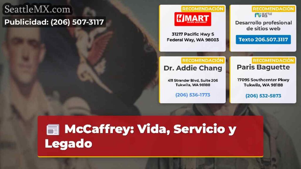 McCaffrey: Vida, Servicio y Legado