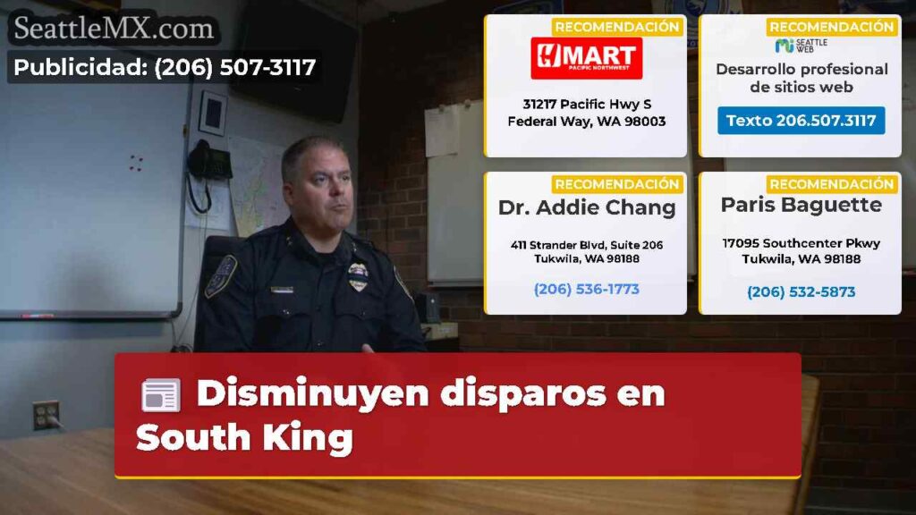 Disminuyen disparos en South King