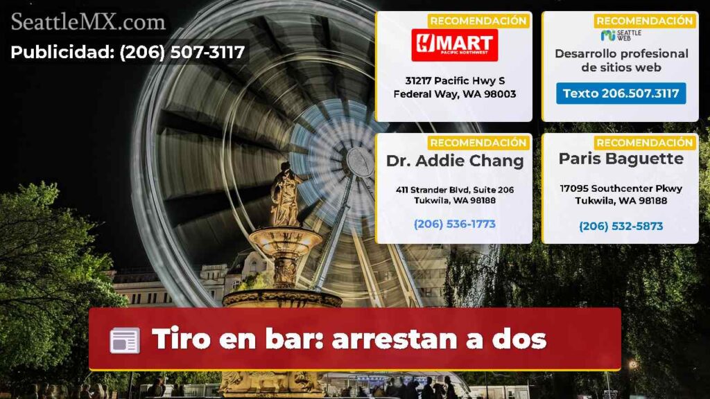 Tiro en bar: arrestan a dos