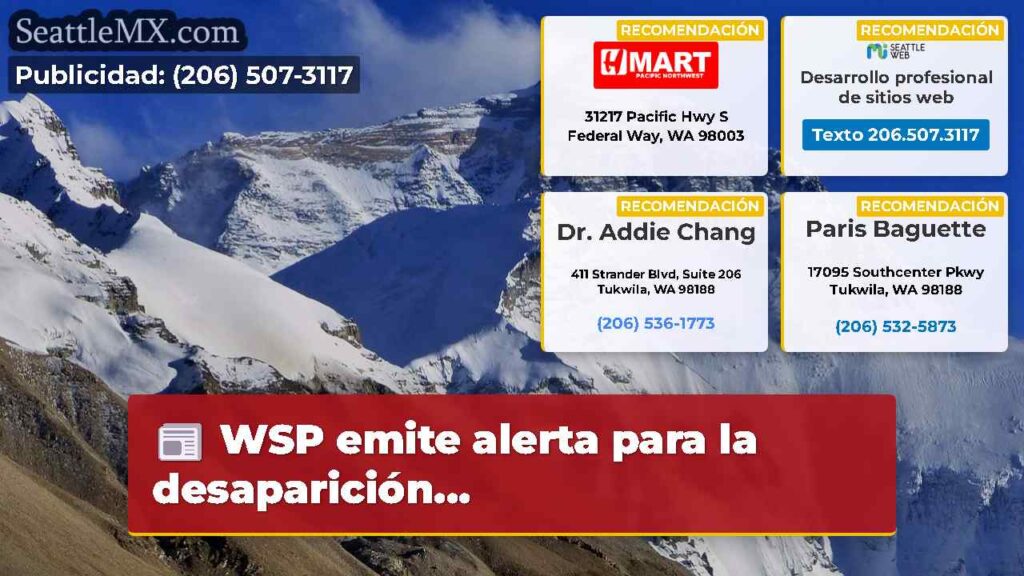 WSP emite alerta para la desaparición...