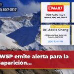 WSP emite alerta para la desaparición…