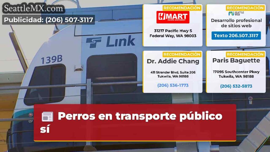 Perros en transporte público sí