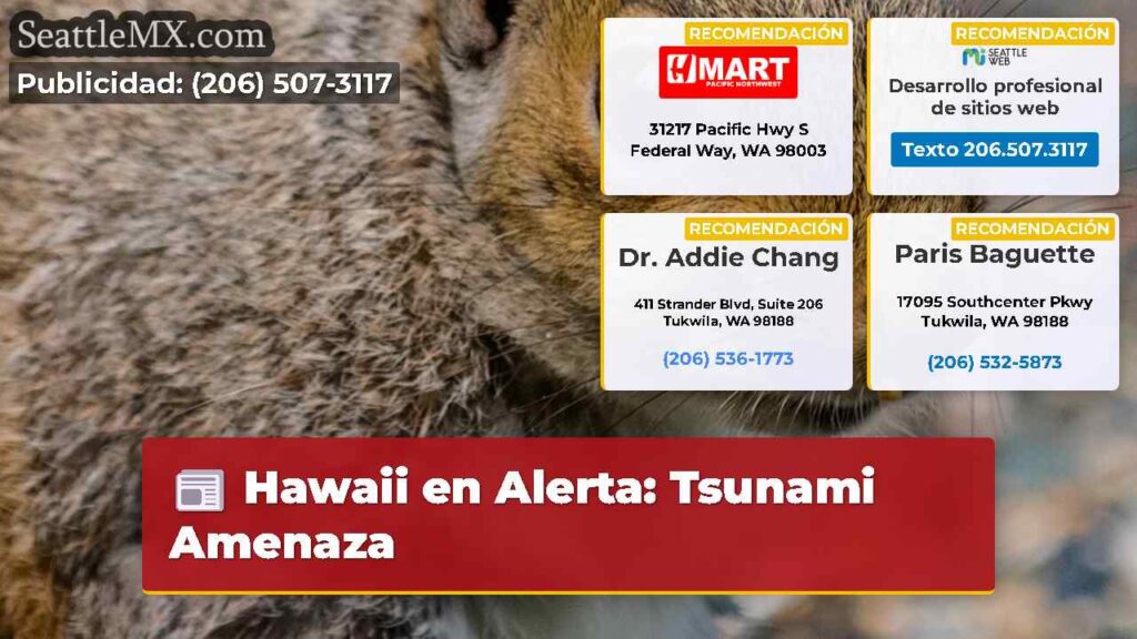Hawaii en Alerta: Tsunami Amenaza