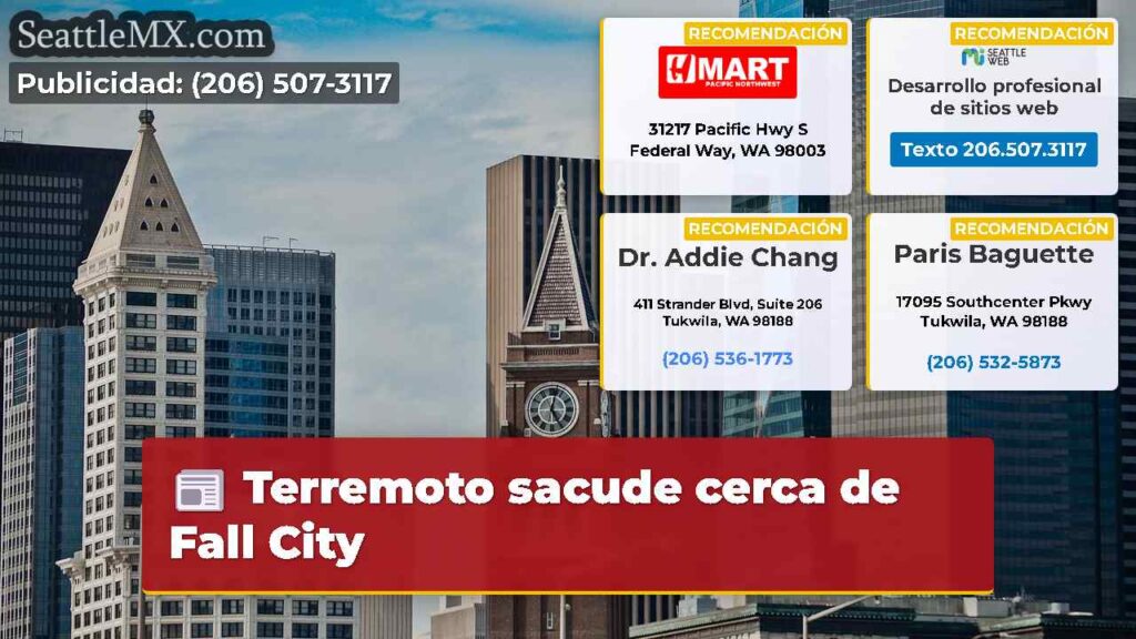 Terremoto sacude cerca de Fall City