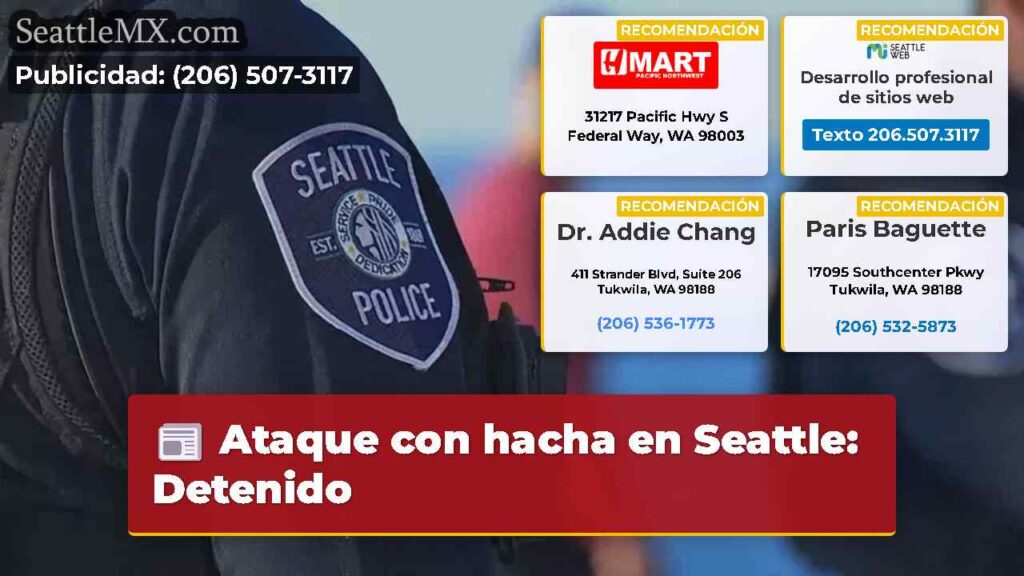 Ataque con hacha en Seattle: Detenido