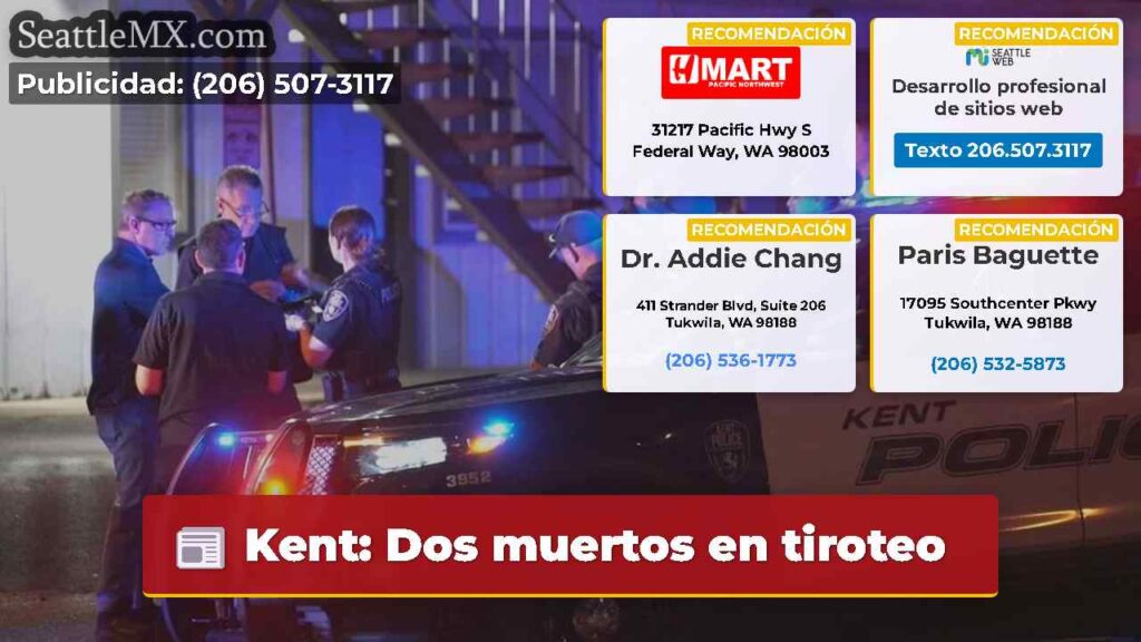 Kent: Dos muertos en tiroteo