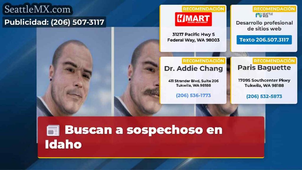 Buscan a sospechoso en Idaho