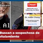 Buscan a sospechosa de apuñalamiento
