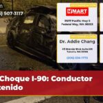 Choque I-90 Conductor Detenido